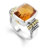 Small Citrine Statement Ring