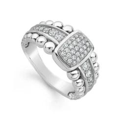 Small Diamond Statement Ring