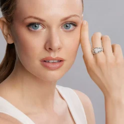 Small Diamond Statement Ring