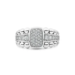 Small Diamond Statement Ring