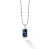 Small Pietersite Tag Amulet Necklace
