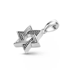Small Silver Star of David Amulet