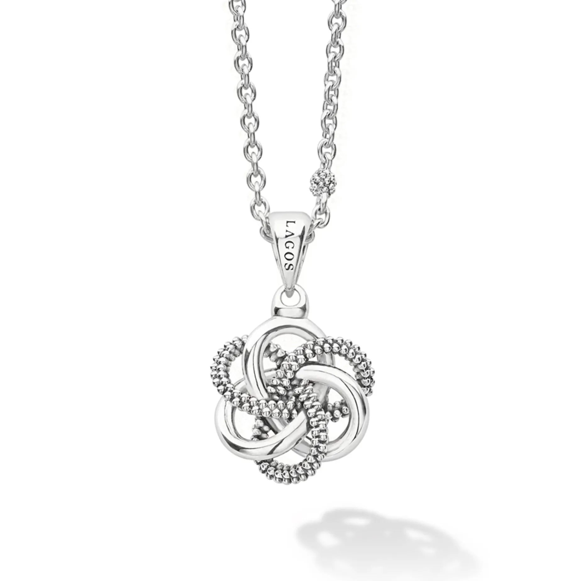 Small Sterling Silver Pendant Necklace