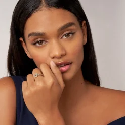 Small Two-Tone Heart Ring