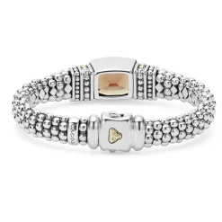 Smokey Quartz Caviar Bracelet | 9mm