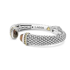 Smokey Quartz Cuff Bracelet | 12mm