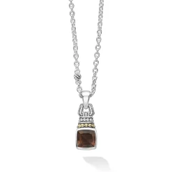 Smokey Quartz Gemstone Pendant Necklace