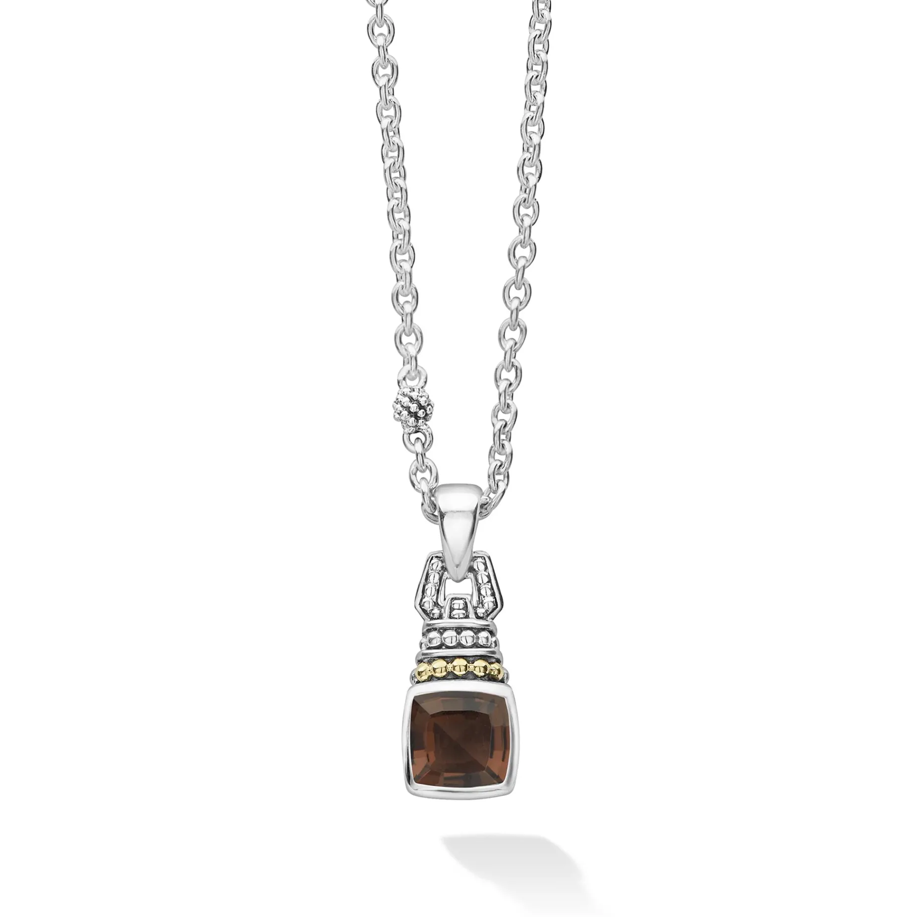 Smokey Quartz Gemstone Pendant Necklace