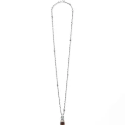 Smokey Quartz Gemstone Pendant Necklace