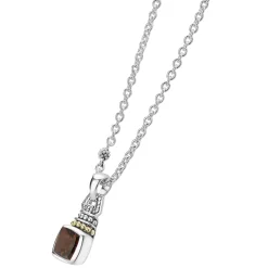 Smokey Quartz Gemstone Pendant Necklace