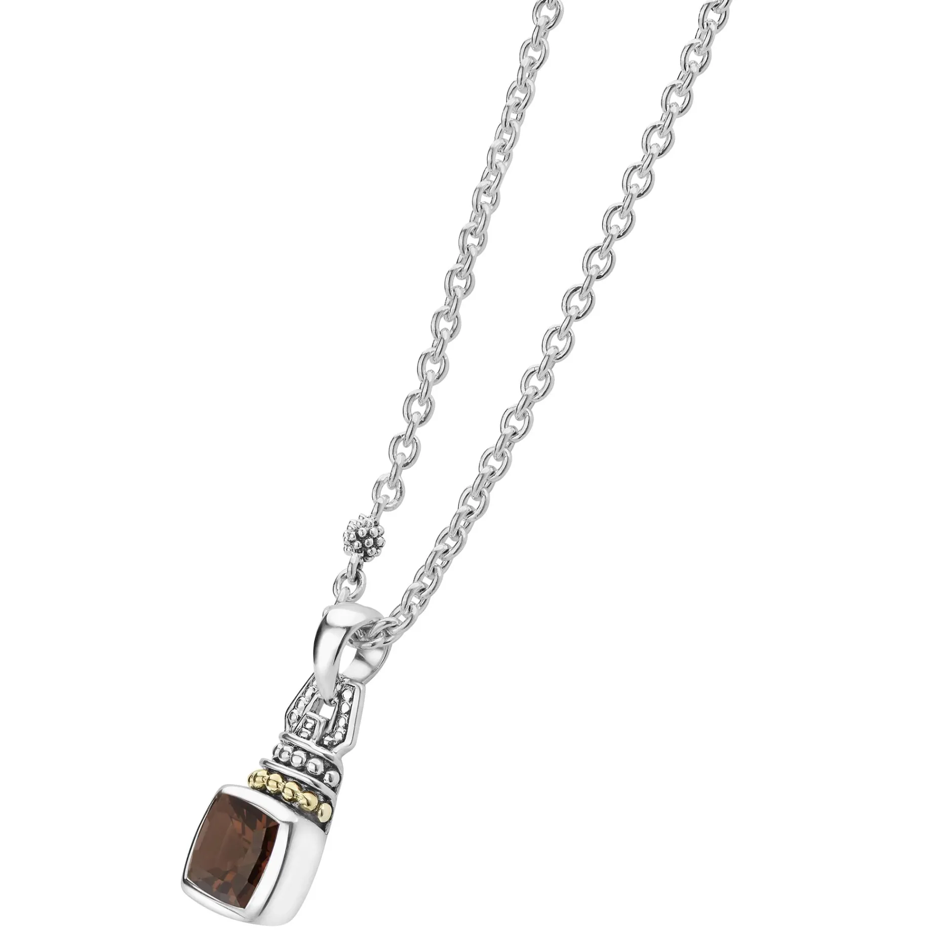 Smokey Quartz Gemstone Pendant Necklace