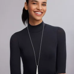 Smooth Drop Pendant Necklace