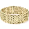 Statement 18K Gold Caviar Bracelet | 20mm