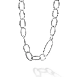 Sterling Silver Link Necklace