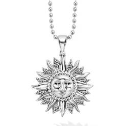 Sun Pendant Necklace