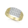 Superfine Diamond Statement Ring