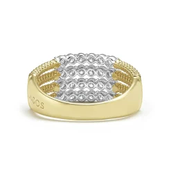 Superfine Diamond Statement Ring