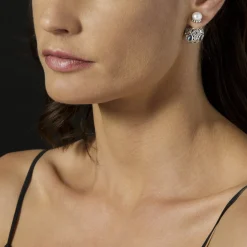 Swiss Blue Topaz Earring Backs