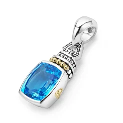 Swiss Blue Topaz Pendant