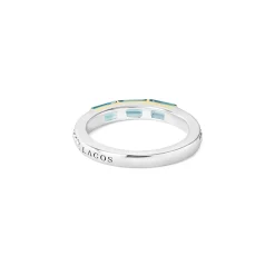 Swiss Blue Topaz Stacking Ring