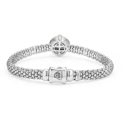Tahitian Black Pearl Diamond Caviar Bracelet | 6mm