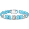Three Station Ceramic Diamond Bracelet | 9mm
