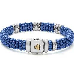 Three Station Ceramic Diamond Bracelet | 9mm