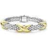 Three Station X Caviar Bracelet | 9mm