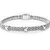 Three Station X Caviar Bracelet | 6mm