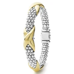 Three Station X Caviar Bracelet | 9mm
