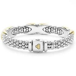Three Station X Caviar Bracelet | 9mm