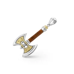 Tiger Eye Axe Amulet