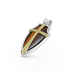 Tiger Eye Shield Amulet