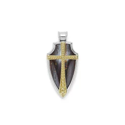 Tiger Iron Shield Amulet