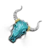 Turquoise Long Horn Ring