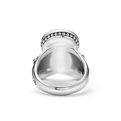 Turquoise Skull and Bones Statement Ring
