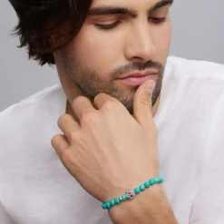 Turquoise Skull Bracelet