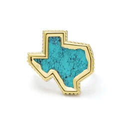 Turquoise Texas State Ring