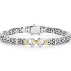 Two-Tone Caviar Buckle Bracelet | 6mm