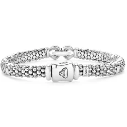 Two-Tone Caviar Buckle Bracelet | 6mm
