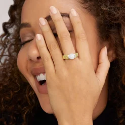 Two-Tone Caviar Pearl Ring