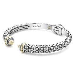 Two-Tone Cuff Bracelet