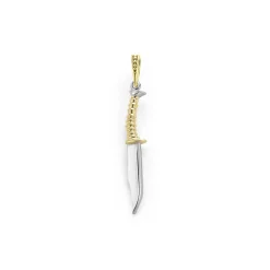 Two-Tone Dagger Amulet