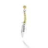Two-Tone Dagger Drop Earring