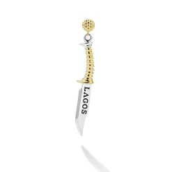 Two-Tone Dagger Drop Earring