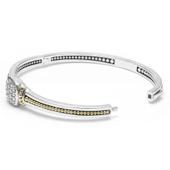 Two-Tone Diamond Cuff Bracelet
