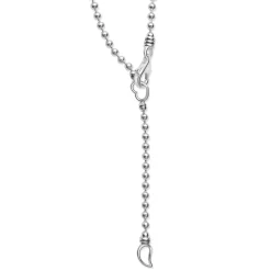 Two-Tone Heart Pendant Necklace