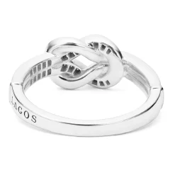Two-Tone Knot Diamond Ring