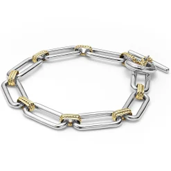 Two-Tone Link Bracelet