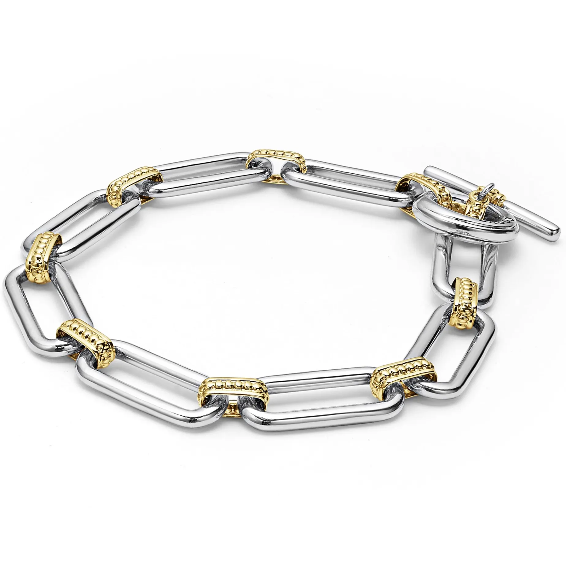 Two-Tone Link Bracelet